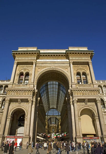 Italy, Milan. Galleria Vittorio Emanuele II