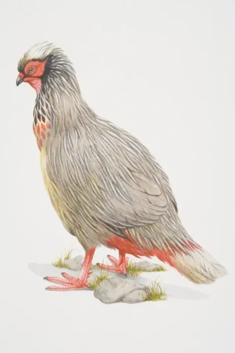 Framed Print : Ithaginis cruentus, Blood Pheasant, side view Framed Print : Ithaginis cruentus, Blood Pheasant, side view