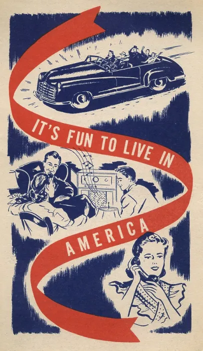 Framed Print : It's Fun To Live In America Framed Print : It's Fun To Live In America