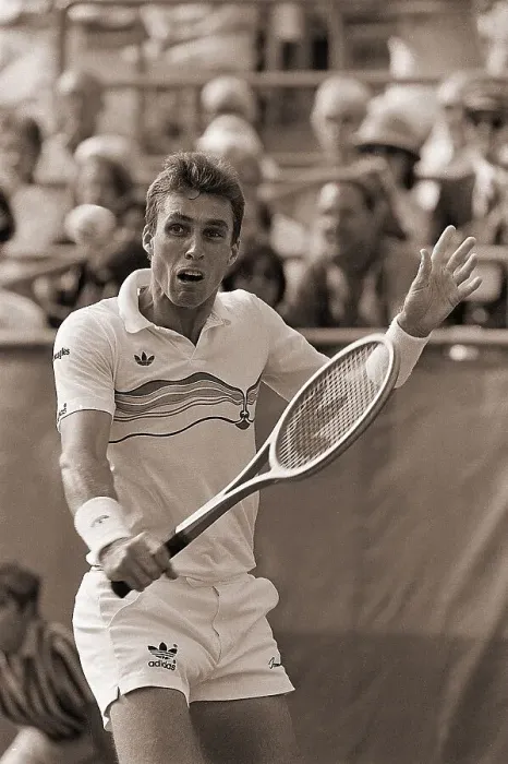 Framed Print : Ivan Lendl in Men's Final at U.S. Open Framed Print : Ivan Lendl in Men's Final at U.S. Open