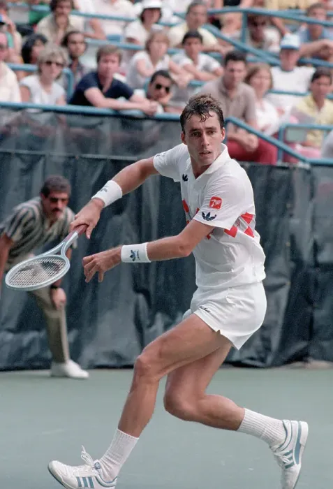 Framed Print : Ivan Lendl in Tennis Action Framed Print : Ivan Lendl in Tennis Action