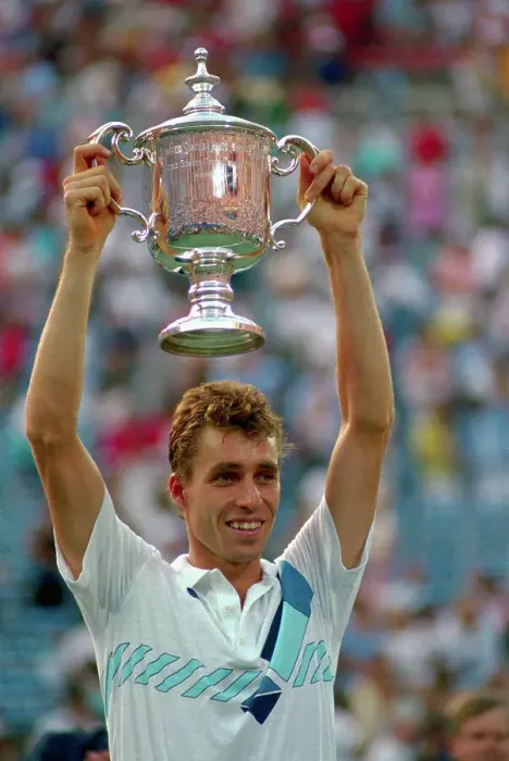 Framed Print : Ivan Lendl with His U. S. Open Trophy Overhead Framed Print : Ivan Lendl with His U. S. Open Trophy Overhead