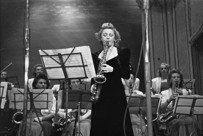 Framed Print : Ivy Benson Plays Framed Print : Ivy Benson Plays