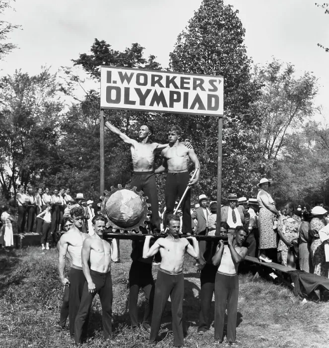 Framed Print : I.Workers Olympiad - Pre Olympics 1936