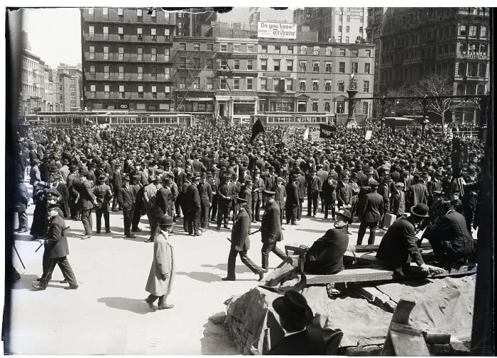 Framed Print : IWW Demonstration in New York Framed Print : IWW Demonstration in New York