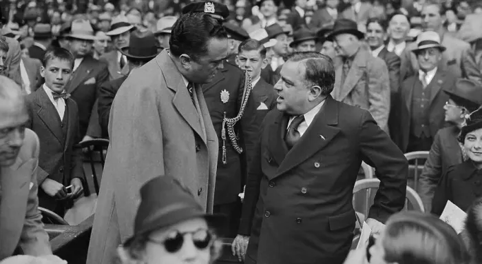 Framed Print : J. Edgar Hoover Discussing with J.H. LaGuardia Framed Print : J. Edgar Hoover Discussing with J.H. LaGuardia