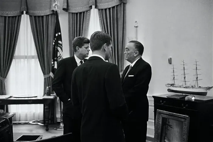 Framed Print : J. Edgar Hoover Visiting the White House Framed Print : J. Edgar Hoover Visiting the White House