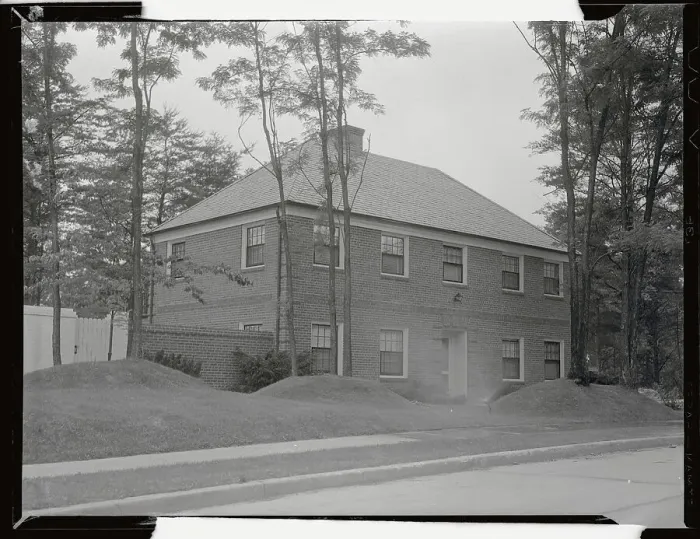 Framed Print : J. Edgar Hoover's House Framed Print : J. Edgar Hoover's House