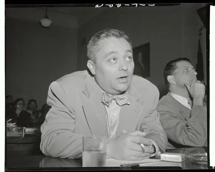 Framed Print : J. Edward Bromberg Testifying in Court Framed Print : J. Edward Bromberg Testifying in Court