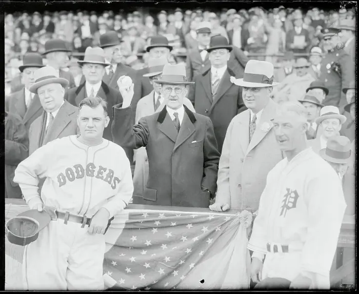 Framed Print : J. Hampton Moore Throwing First Pitch Framed Print : J. Hampton Moore Throwing First Pitch
