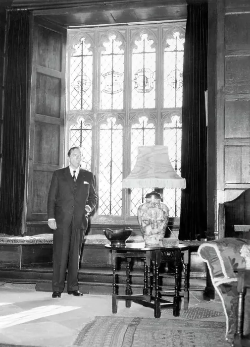 Framed Print : J. Paul Getty At Sutton Place Framed Print : J. Paul Getty At Sutton Place