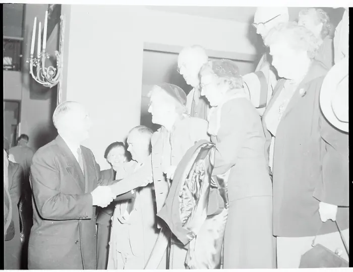 Framed Print : J. Strum Thurmond Shaking Hands of His Admirers Framed Print : J. Strum Thurmond Shaking Hands of His Admirers