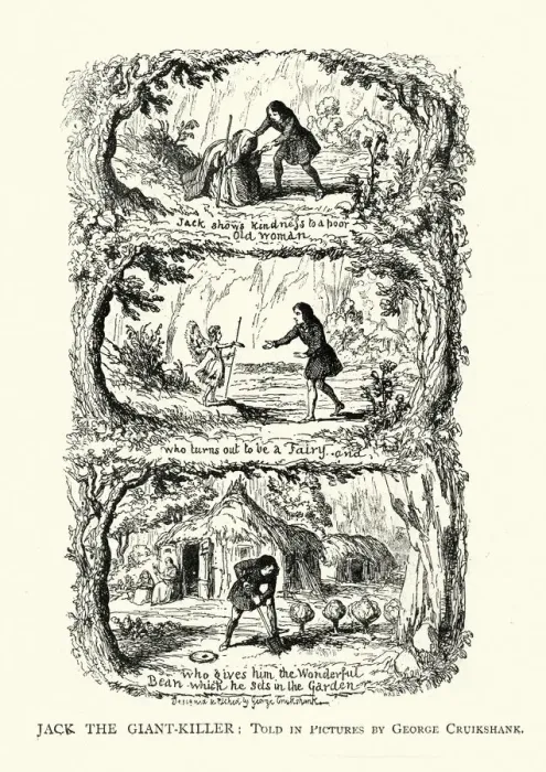 Framed Print : Jack and the Beanstalk Framed Print : Jack and the Beanstalk