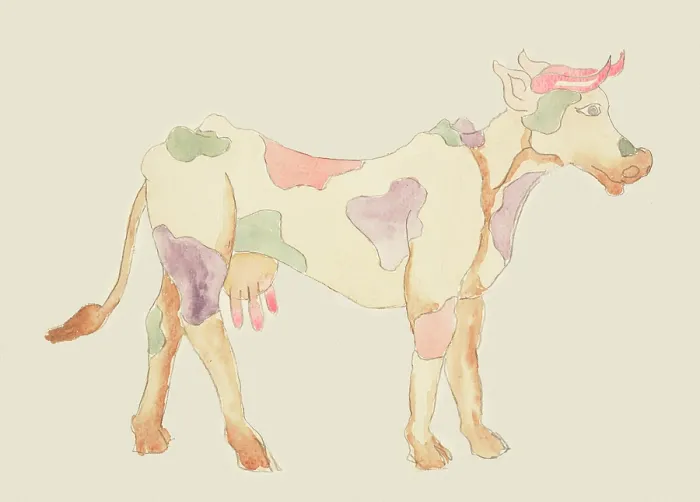 Framed Print : Jack and the Beanstalk: The Cow