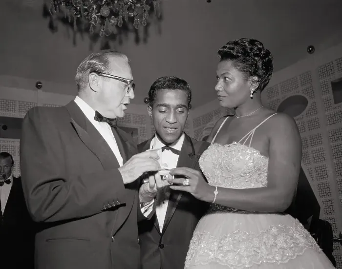 Framed Print : Jack Benny Chatting with Sammy Davis Jr. and Pearl Bailey Framed Print : Jack Benny Chatting with Sammy Davis Jr. and Pearl Bailey