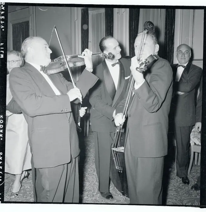Framed Print : Jack Benny Playing the Violin Framed Print : Jack Benny Playing the Violin