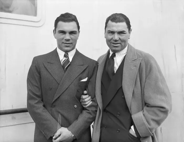 Framed Print : Jack Dempsey Arm In Arm W / Max Schmeling Framed Print : Jack Dempsey Arm In Arm W / Max Schmeling