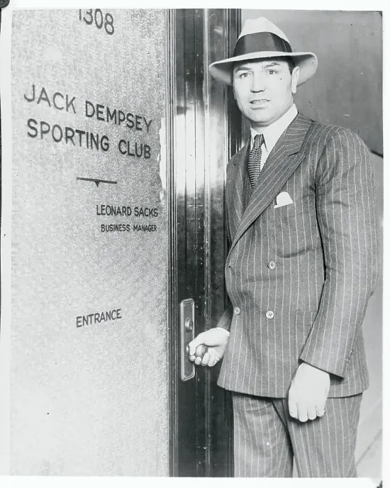 Framed Print : Jack Dempsey Arriving at His Office Framed Print : Jack Dempsey Arriving at His Office