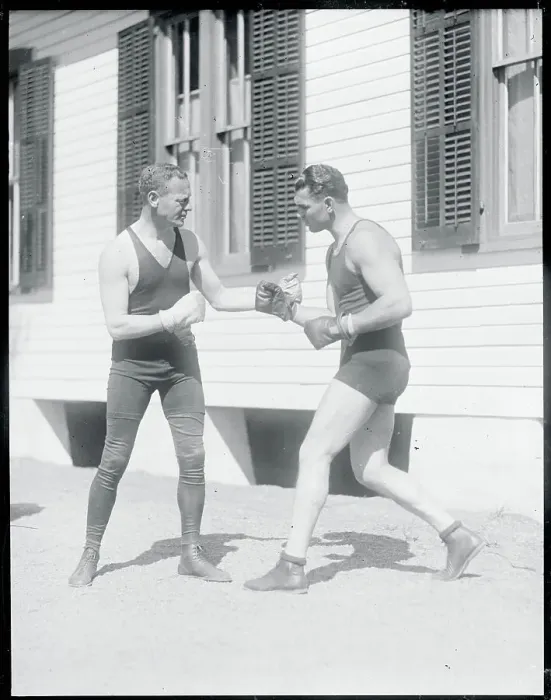 Framed Print : Jack Dempsey in Fighting Pose Framed Print : Jack Dempsey in Fighting Pose