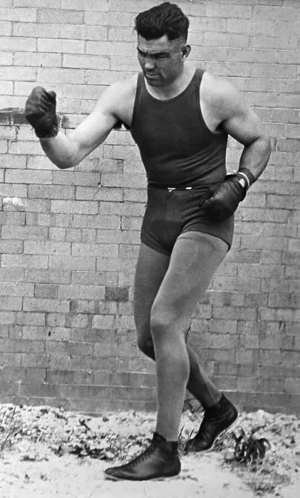 Framed Print : Jack Dempsey In A Fighting Stance Framed Print : Jack Dempsey In A Fighting Stance