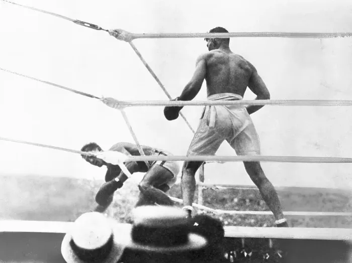 Framed Print : Jack Dempsey and Georges Carpentier in the Ring Framed Print : Jack Dempsey and Georges Carpentier in the Ring
