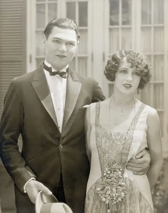 Framed Print : Jack Dempsey And Wife; Waist Up Framed Print : Jack Dempsey And Wife; Waist Up