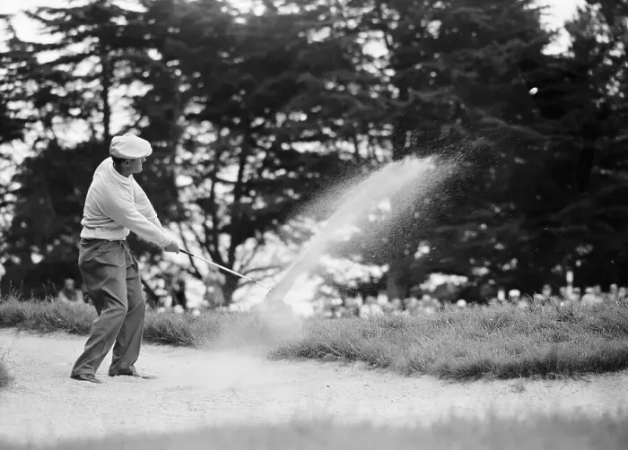Framed Print : Jack Fleck Golfing Framed Print : Jack Fleck Golfing