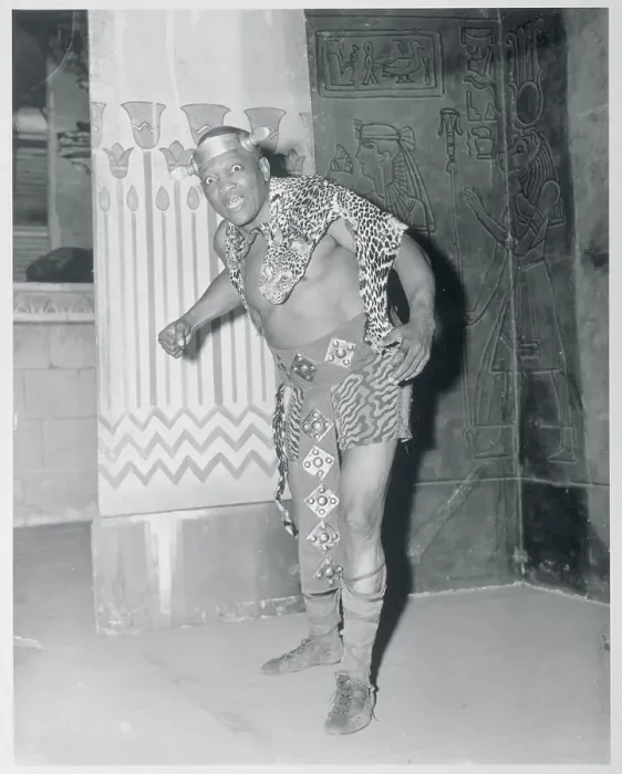 Framed Print : Jack Johnson in Costume Framed Print : Jack Johnson in Costume