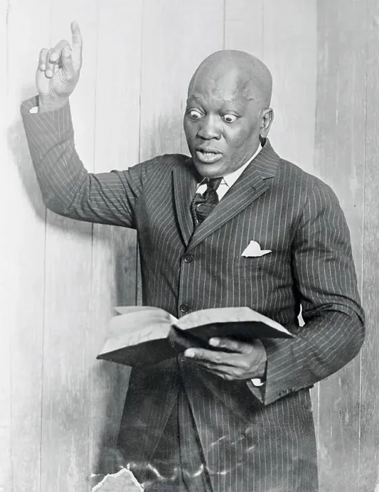 Framed Print : Jack Johnson Preaching at Church Framed Print : Jack Johnson Preaching at Church
