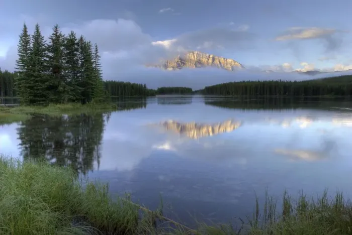 Framed Print : Two Jack Lake, Banff National Park, Alberta, Canada Framed Print : Two Jack Lake, Banff National Park, Alberta, Canada