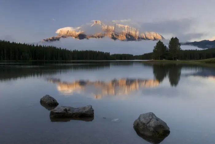 Framed Print : Two Jack Lake, Banff National Park, Alberta, Canada Framed Print : Two Jack Lake, Banff National Park, Alberta, Canada