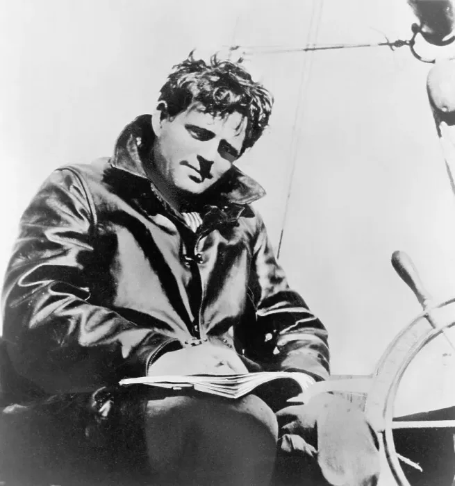 Framed Print : Jack London Writing Aboard Ship Framed Print : Jack London Writing Aboard Ship