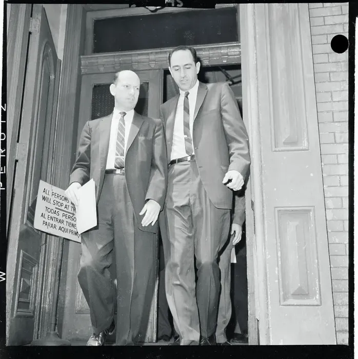 Framed Print : Jack Molinas Leaving a District Attorney's Office Framed Print : Jack Molinas Leaving a District Attorney's Office