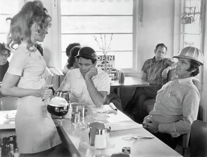 Framed Print : Jack Nicholson with Fellow Actors Eating Lunch Framed Print : Jack Nicholson with Fellow Actors Eating Lunch