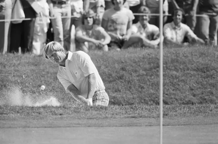 Framed Print : Jack Nicklaus Hitting Ball out of Sand Trap Framed Print : Jack Nicklaus Hitting Ball out of Sand Trap