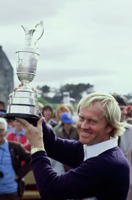 Framed Print : Jack Nicklaus Holding Trophy Framed Print : Jack Nicklaus Holding Trophy