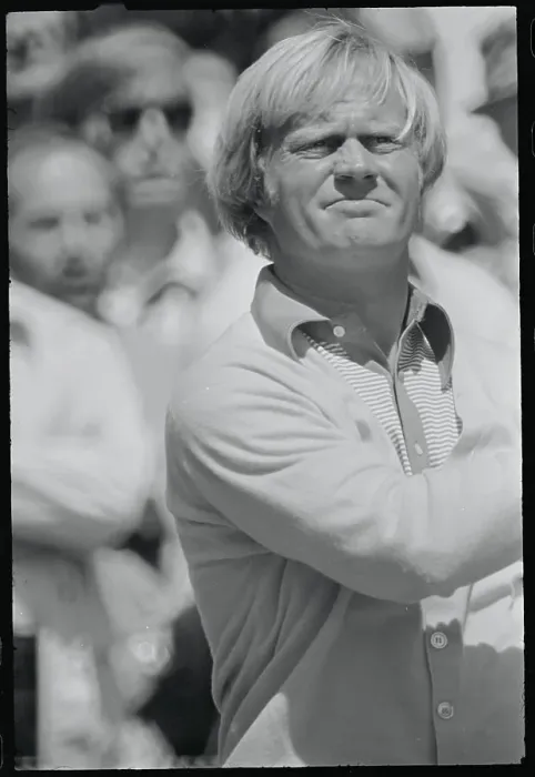 Framed Print : Jack Nicklaus Looking Dissapointed Framed Print : Jack Nicklaus Looking Dissapointed