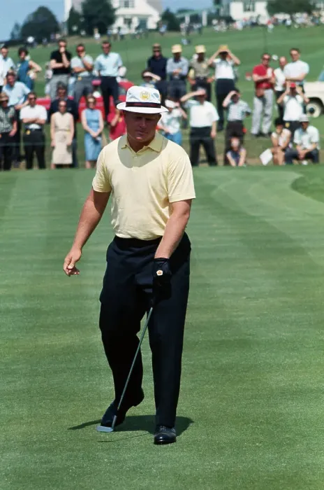 Framed Print : Jack Nicklaus Watching His Putt Framed Print : Jack Nicklaus Watching His Putt