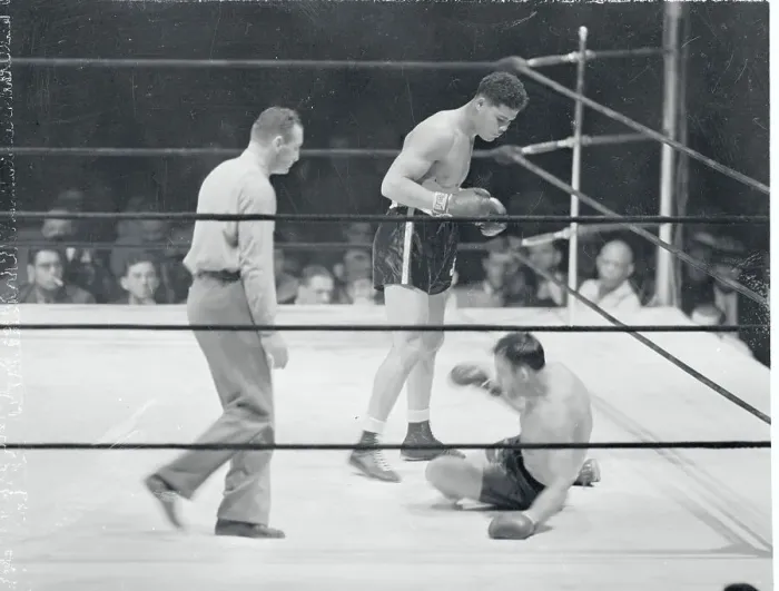 Framed Print : Jack Sharkey Falling to the Ground
