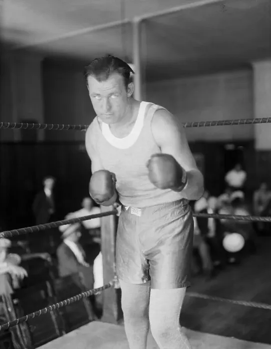 Framed Print : Jack Sharkey In A Fighting Pose Framed Print : Jack Sharkey In A Fighting Pose