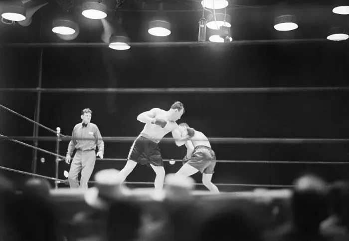 Framed Print : Jack Sharkey-Max Schmeling Fight; Action Framed Print : Jack Sharkey-Max Schmeling Fight; Action