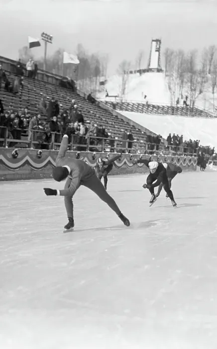 Framed Print : Jack Shea Speed Skating at Olympics Framed Print : Jack Shea Speed Skating at Olympics