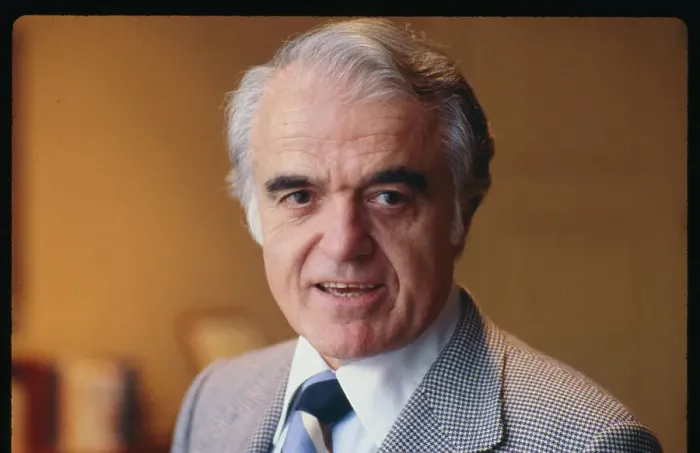Framed Print : Jack Valenti Speaking Framed Print : Jack Valenti Speaking