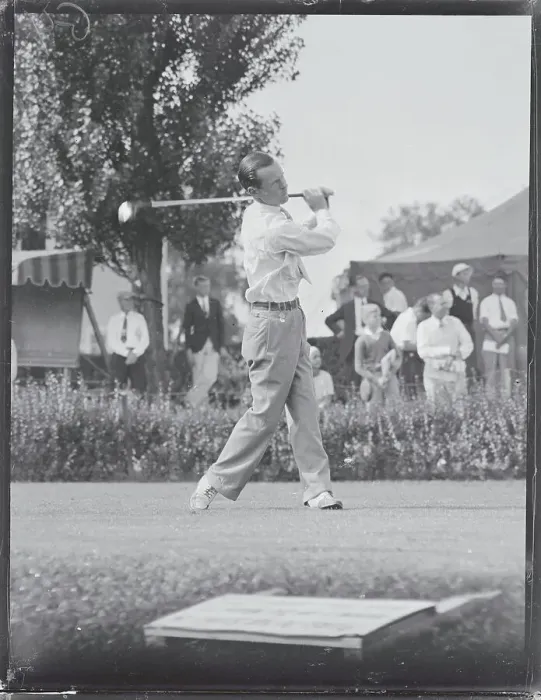 Framed Print : Jack Westland Swinging Golf Club Framed Print : Jack Westland Swinging Golf Club