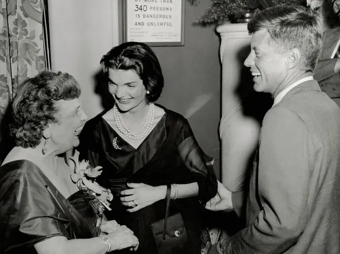 Framed Print : Jackie and John F Kennedy Laughing with Perle Mesta Framed Print : Jackie and John F Kennedy Laughing with Perle Mesta