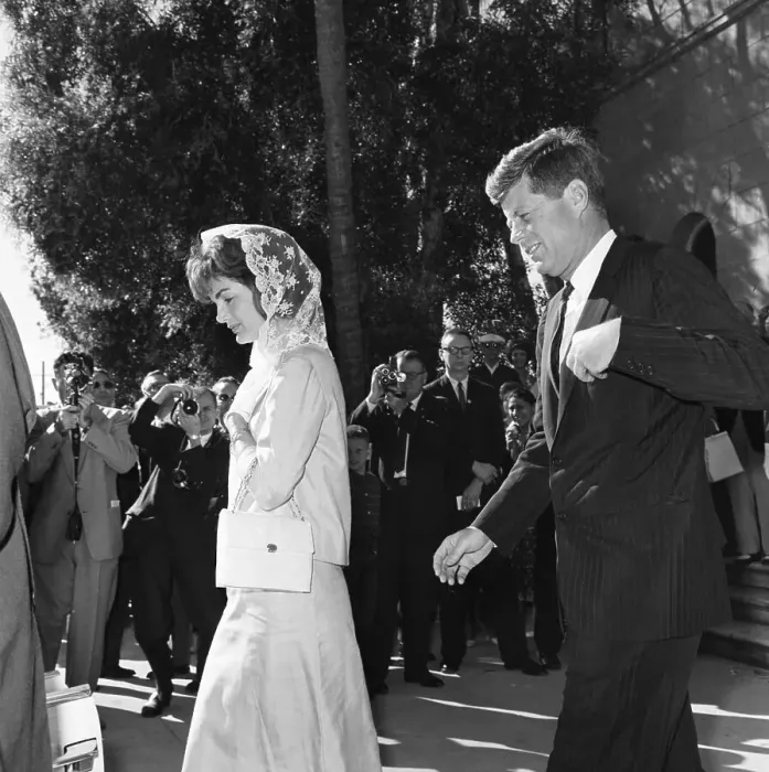 Framed Print : Jackie and John F. Kennedy Leaving Church Framed Print : Jackie and John F. Kennedy Leaving Church
