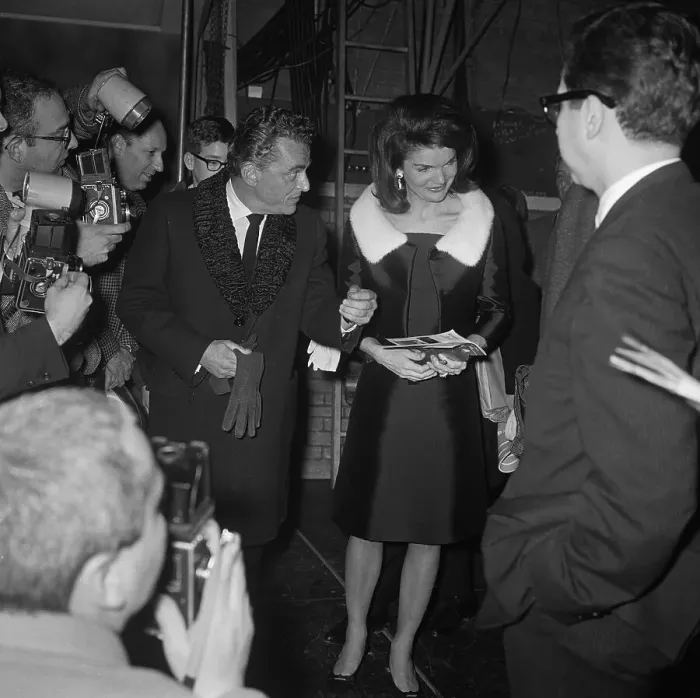 Framed Print : Jackie Kennedy with Alan Jay Lerner Framed Print : Jackie Kennedy with Alan Jay Lerner