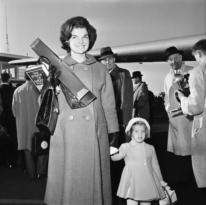 Framed Print : Jackie Kennedy with Her Daughter Caroline
