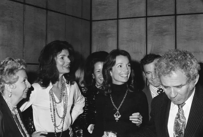Framed Print : Jackie Kennedy, Lee Radwizill And Mailer Framed Print : Jackie Kennedy, Lee Radwizill And Mailer