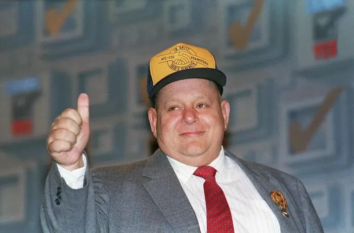 Framed Print : Jackie Presser Giving Thumbs Up